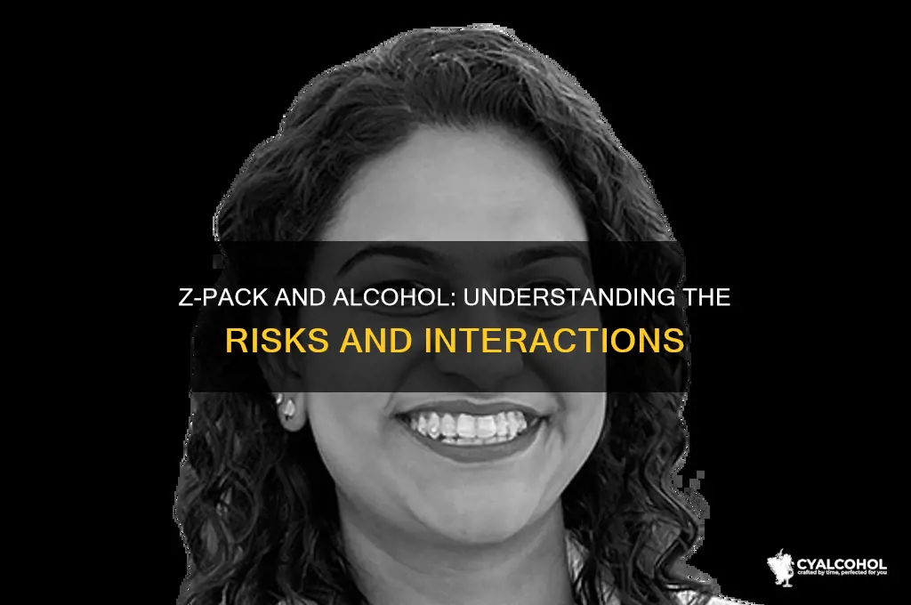 how do zpack and alcohol interact