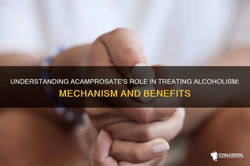 how does acamprosate work for alcoholism