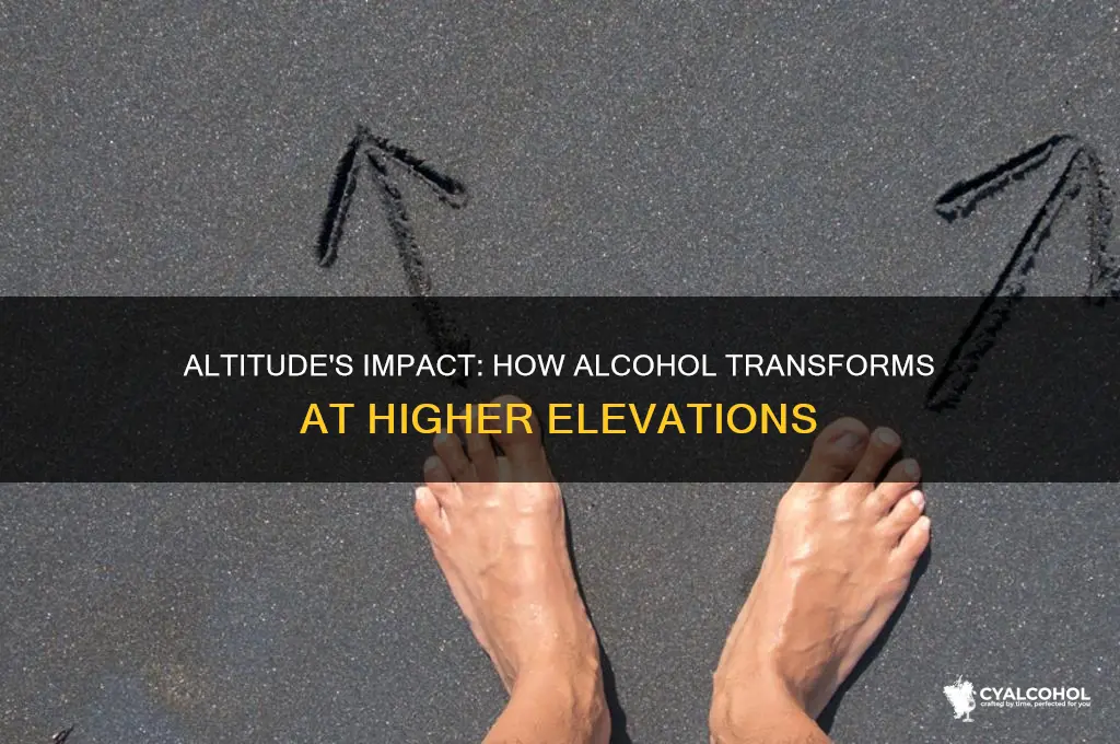 how does alcohol change with altitude