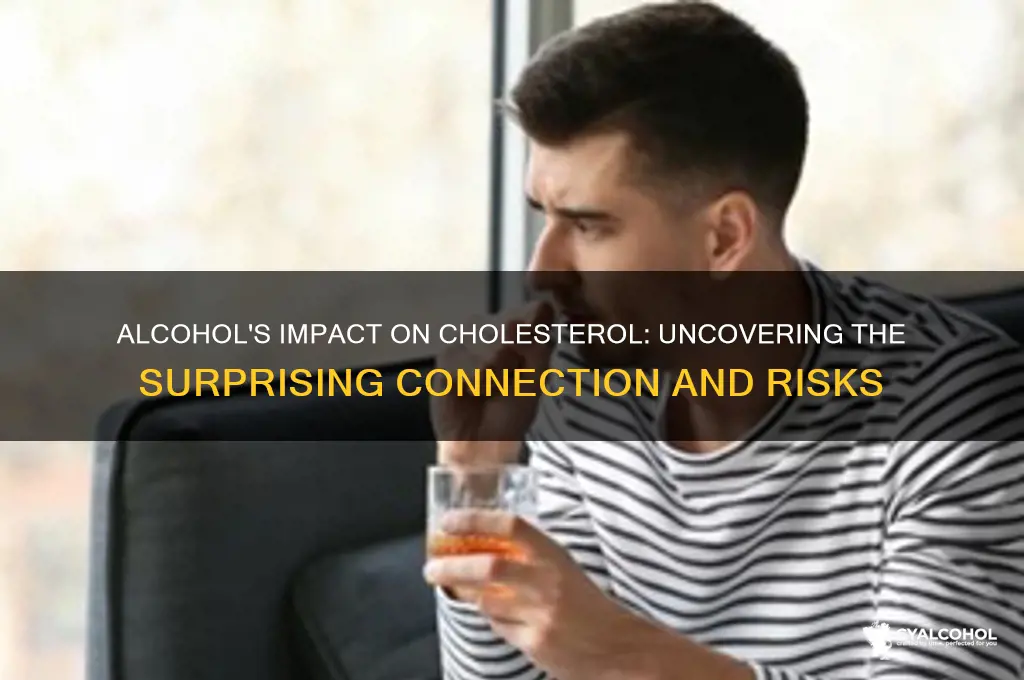 how does alcohol contribute to cholesterol