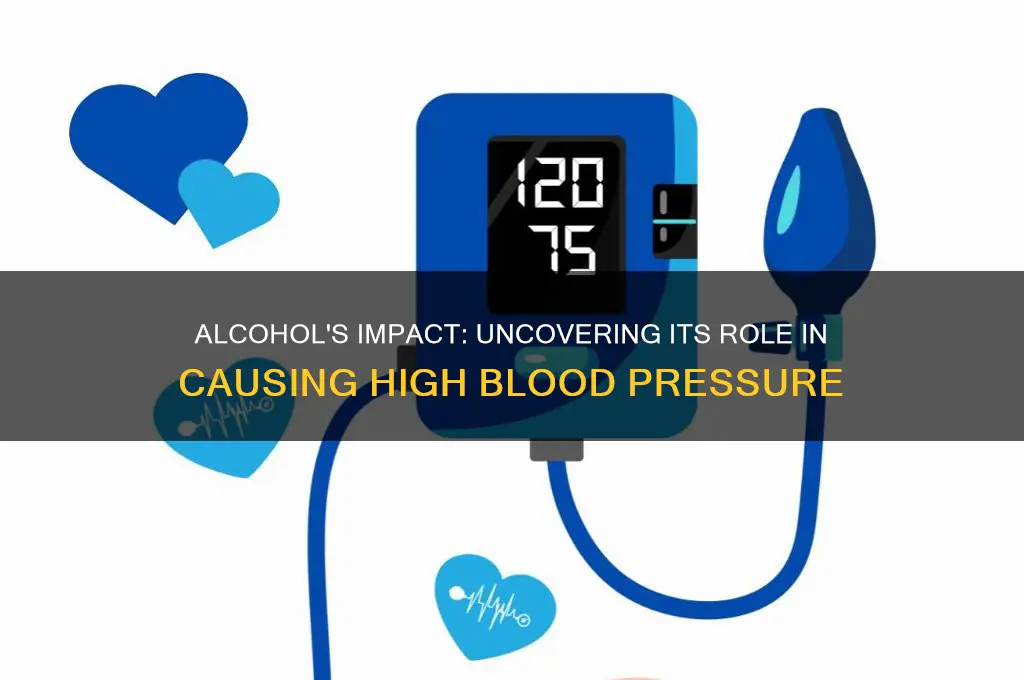 how does alcohol contribute to hypertension