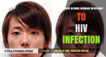 Alcohol's Impact: Lowering HIV Resistance and Increasing Infection Risk