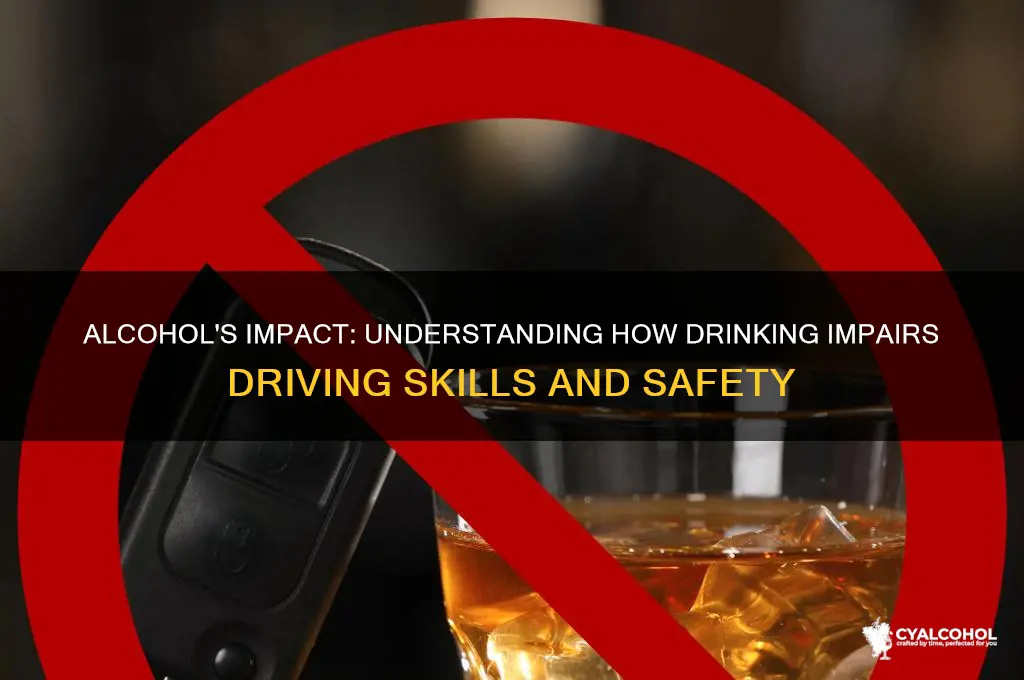 how does alcohol impair driving ability