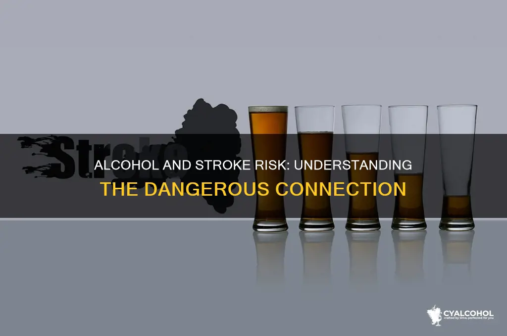 how does alcohol increase stroke risk