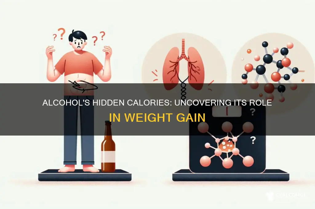 how does alcohol increase weight gain
