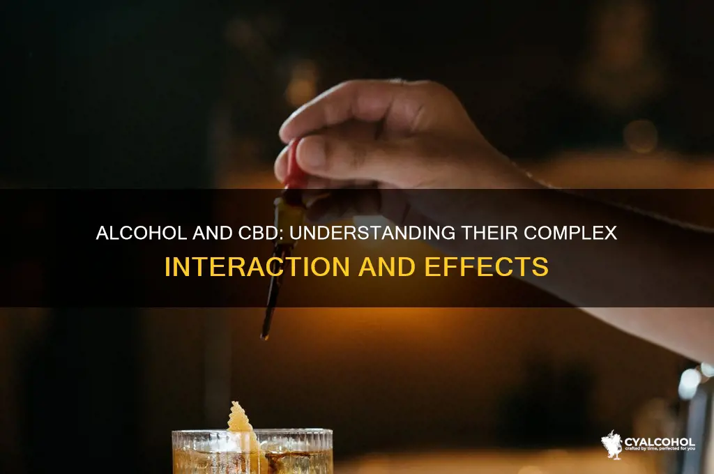 how does alcohol interact with cbd
