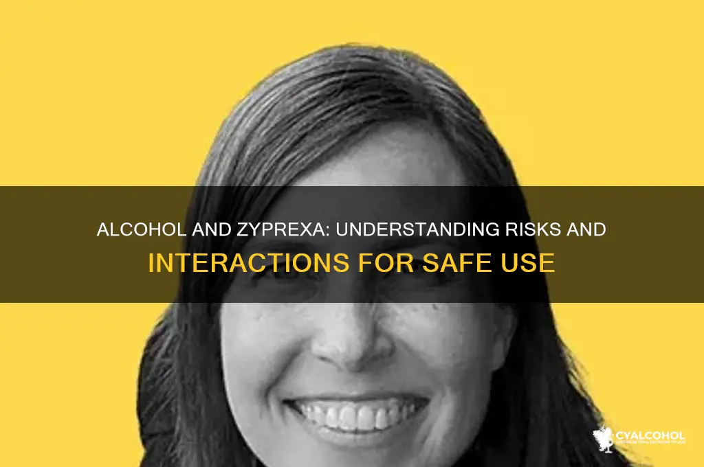 how does alcohol interact with zyprexa
