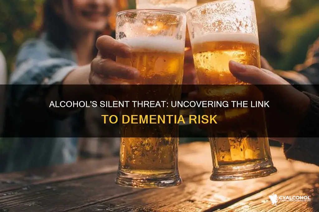 how does alcohol lead to dimentia