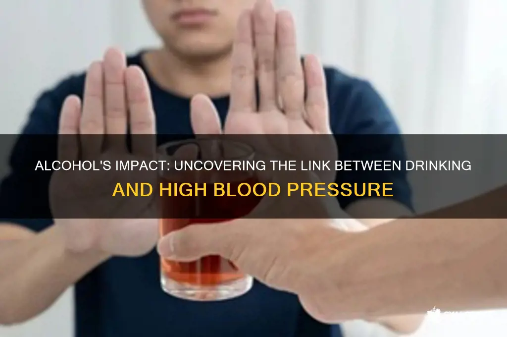 how does alcohol lead to hypertension