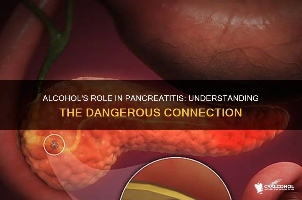 how does alcohol lead to pancreatitis