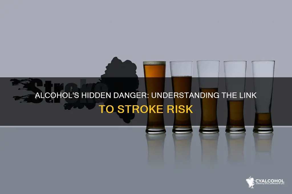 how does alcohol lead to stroke