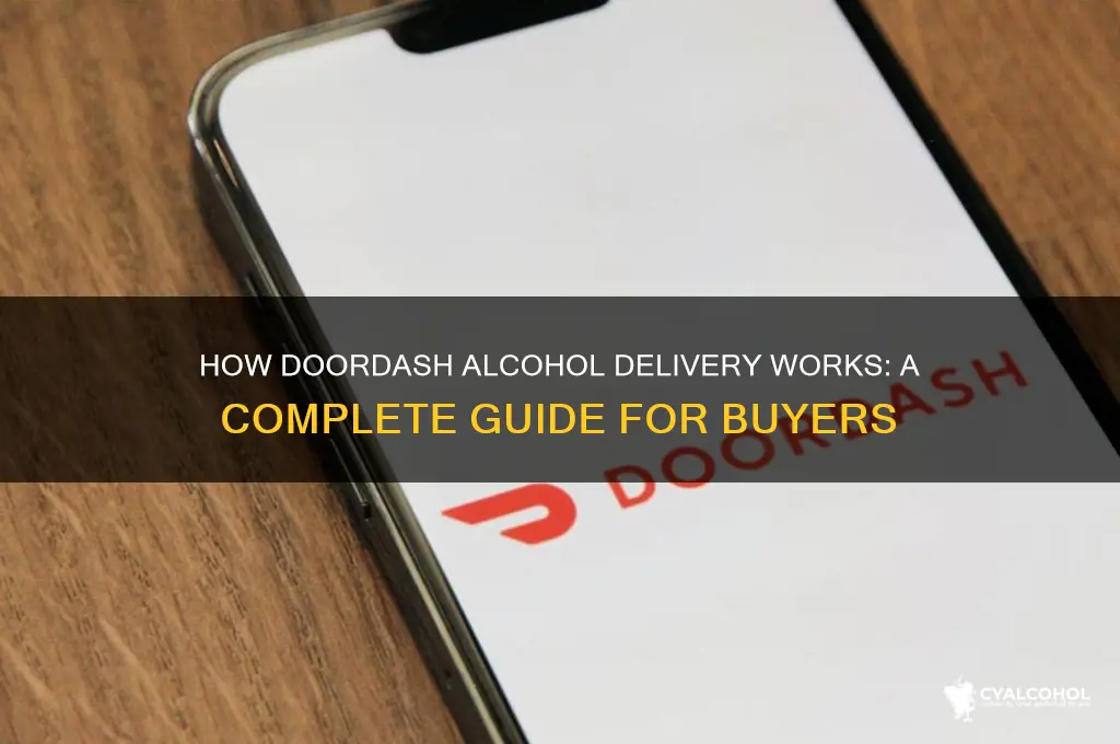 how does alcohol on doordash work