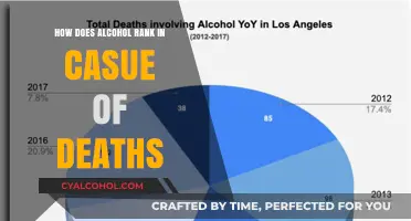 Alcohol's Deadly Impact: Ranking Its Role in Global Mortality Rates