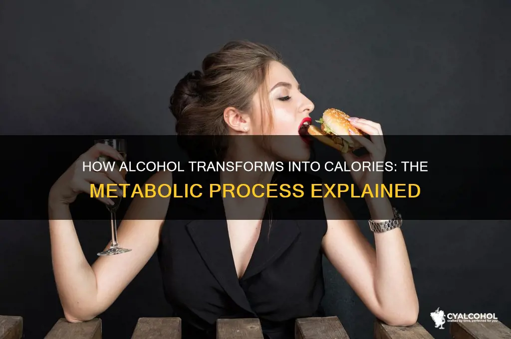 how does alcohol turn into calories