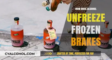 Alcohol's Role in Thawing Frozen Brakes: A Quick Solution