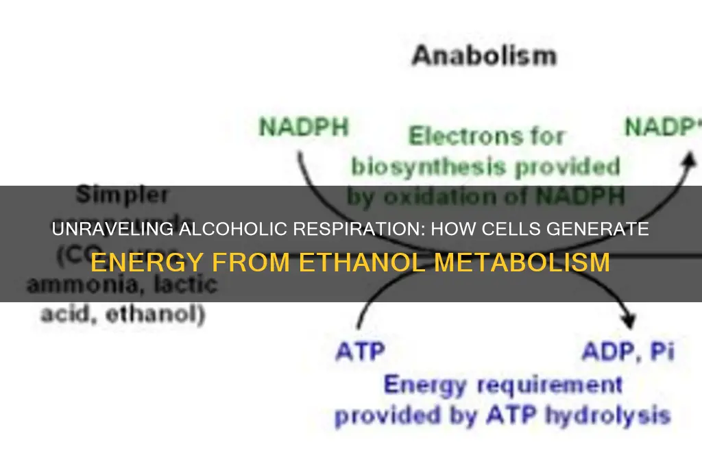 how does alcoholic respiration produce energy