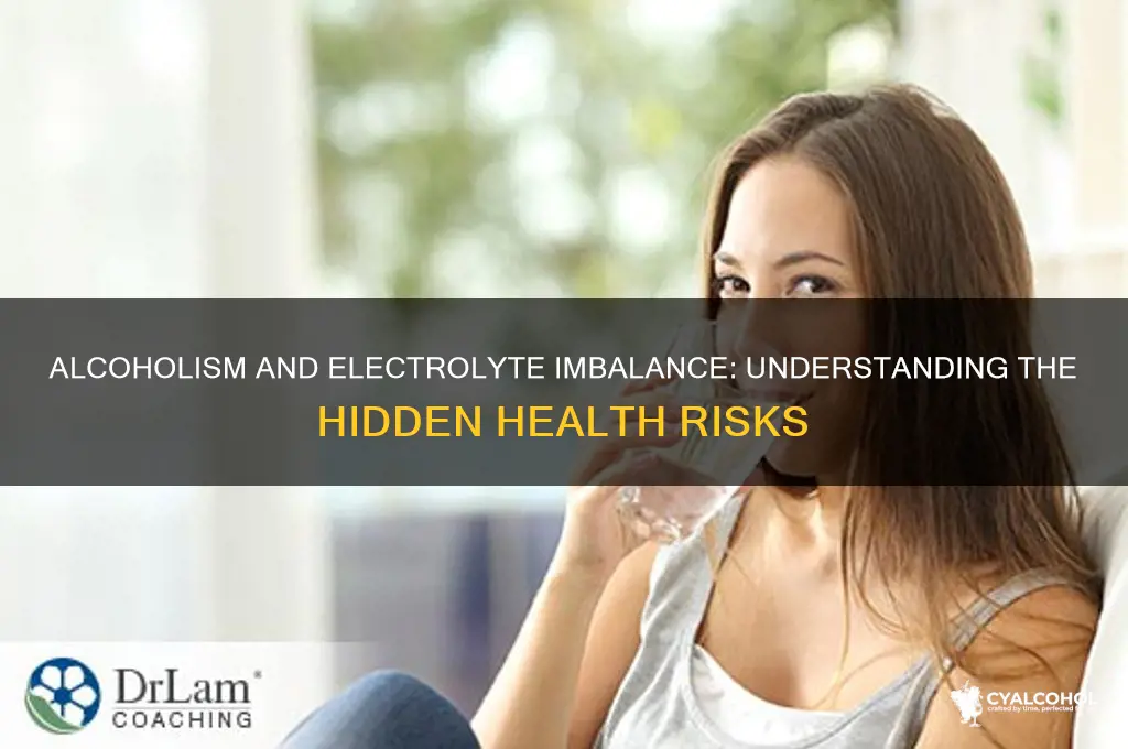 how does alcoholism create electrolyte imbalance