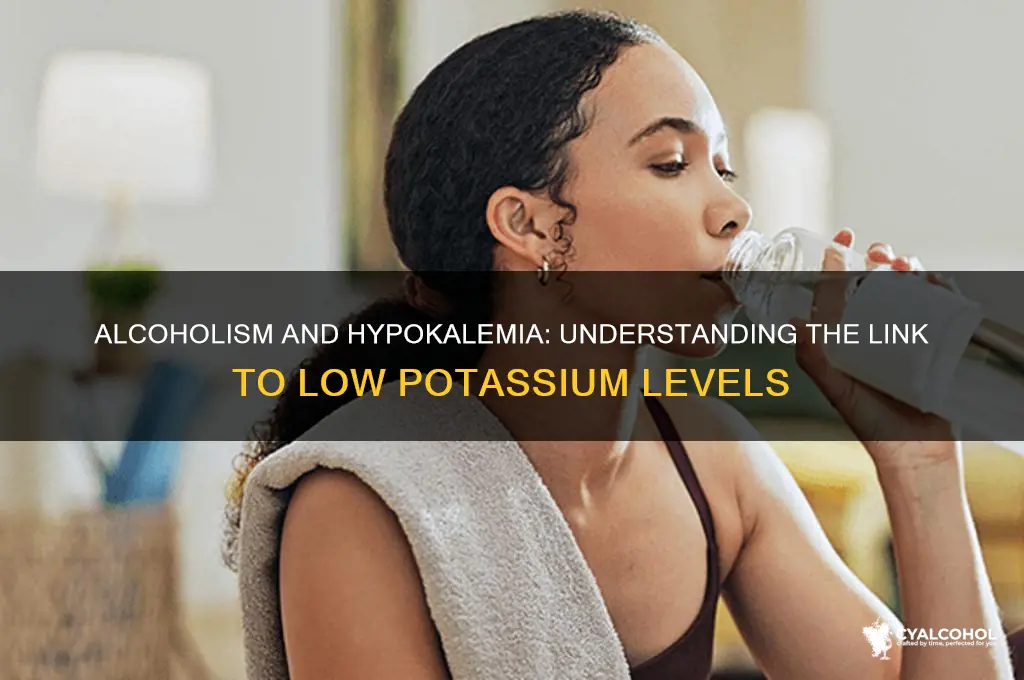 how does alcoholism lead to hypokalemia