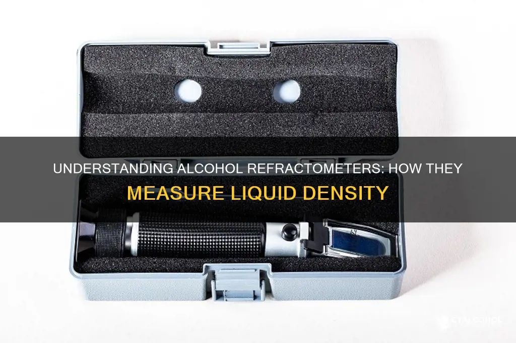 how does an alcohol refractometer work