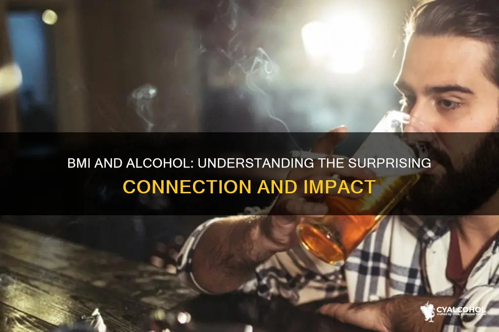 how does bmi relate to alcohol