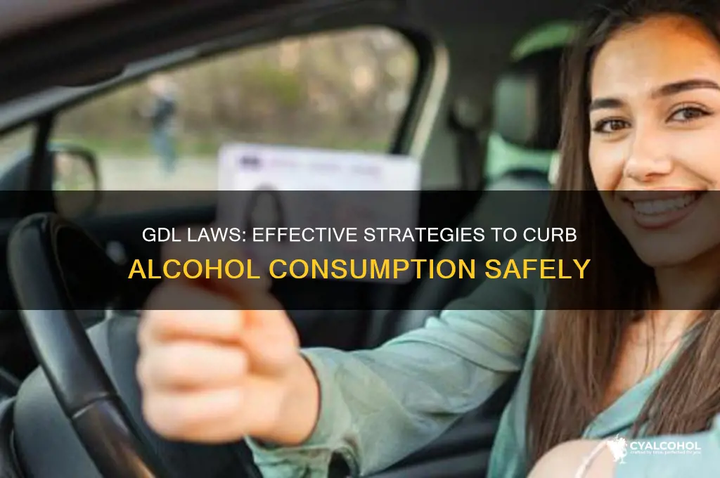 how does gdl reduce alcohol consumption