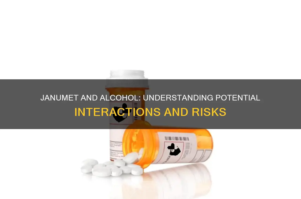 how does janumet interact with alcohol
