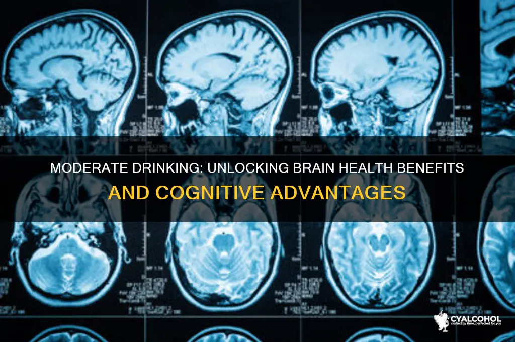 how does low alcohol consumption benefit the brain