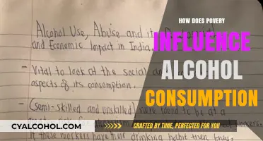 Poverty's Grip: How Economic Hardship Fuels Alcohol Consumption Patterns
