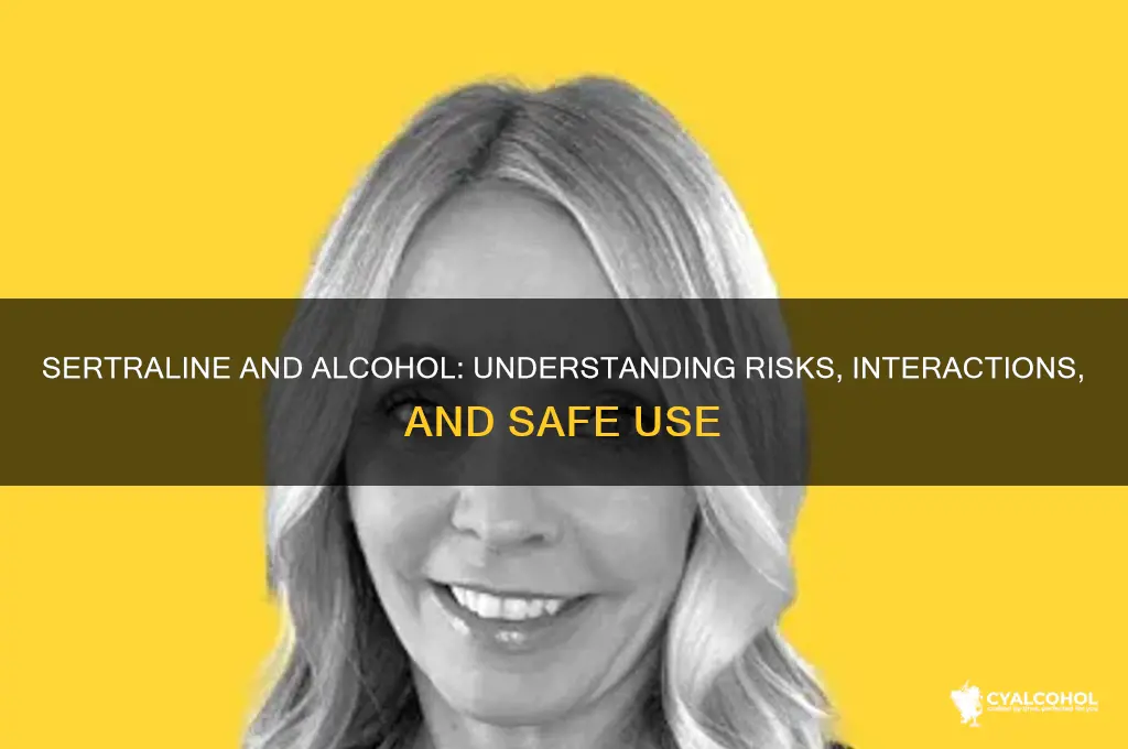 how does sertraline interact with alcohol
