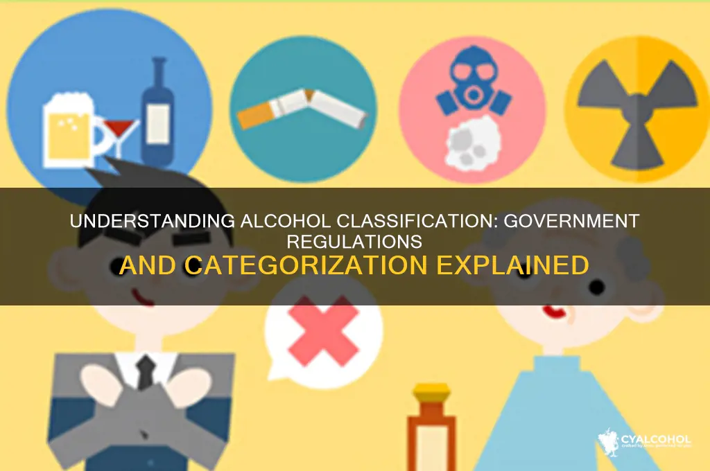 how does the government classify alcohol