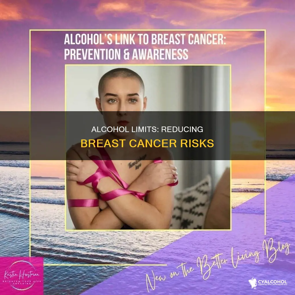 how does the limitation of alcohol reduce breast cancer