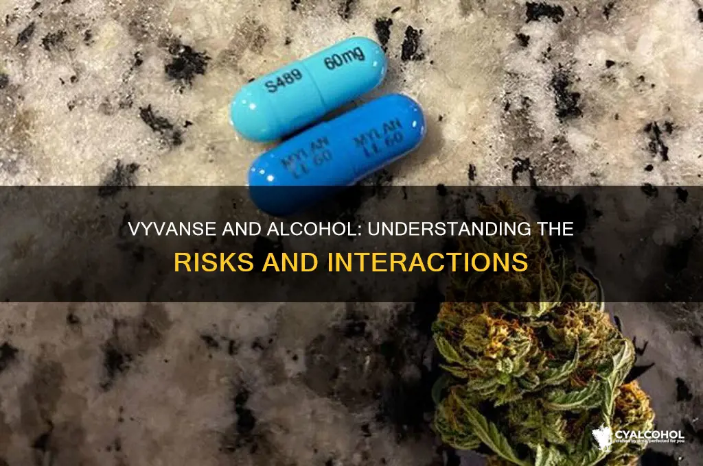 how does vyvanse interact with alcohol