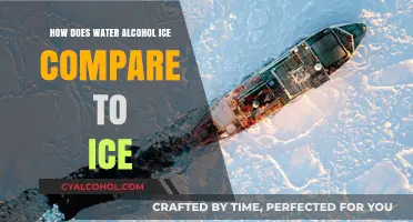 Water, Alcohol, and Ice: A Comparative Analysis of Freezing Properties