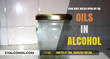 Unlocking Alcohol's Oils with Water