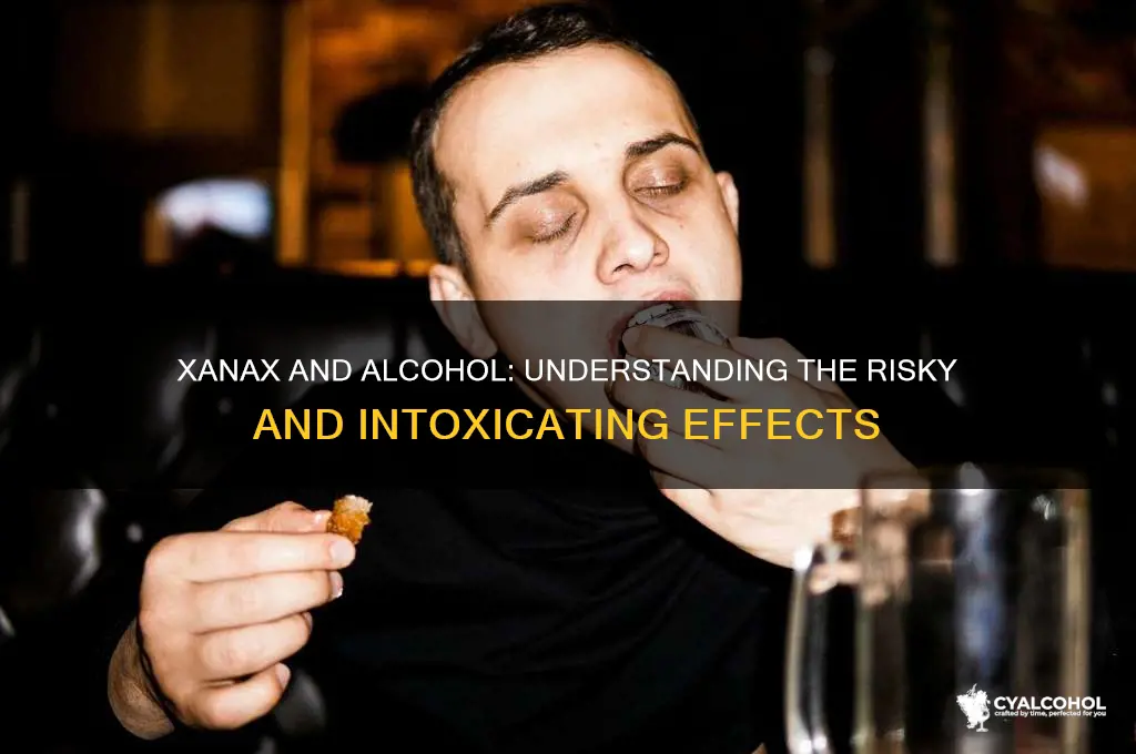 how does xanax and alcohol feel
