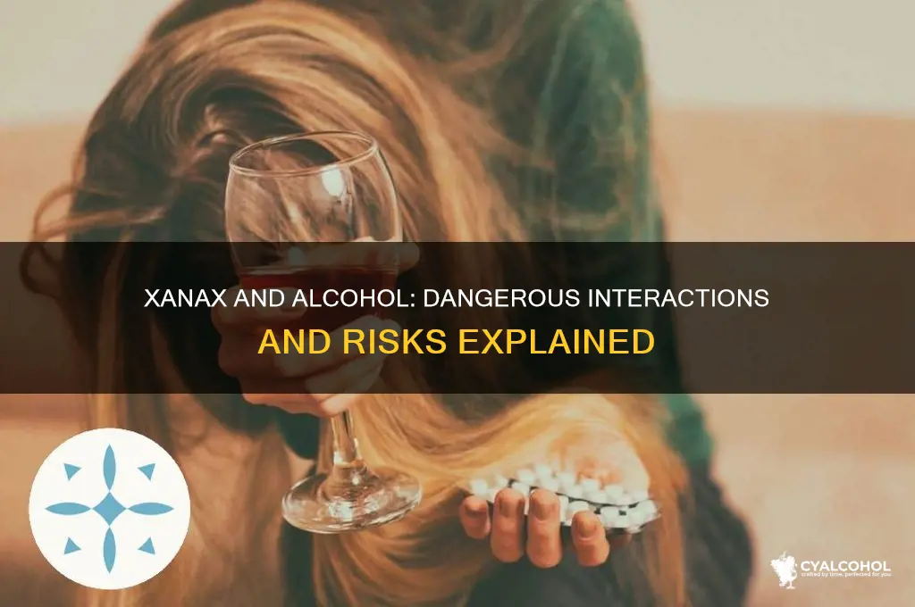 how does xanax interact with alcohol