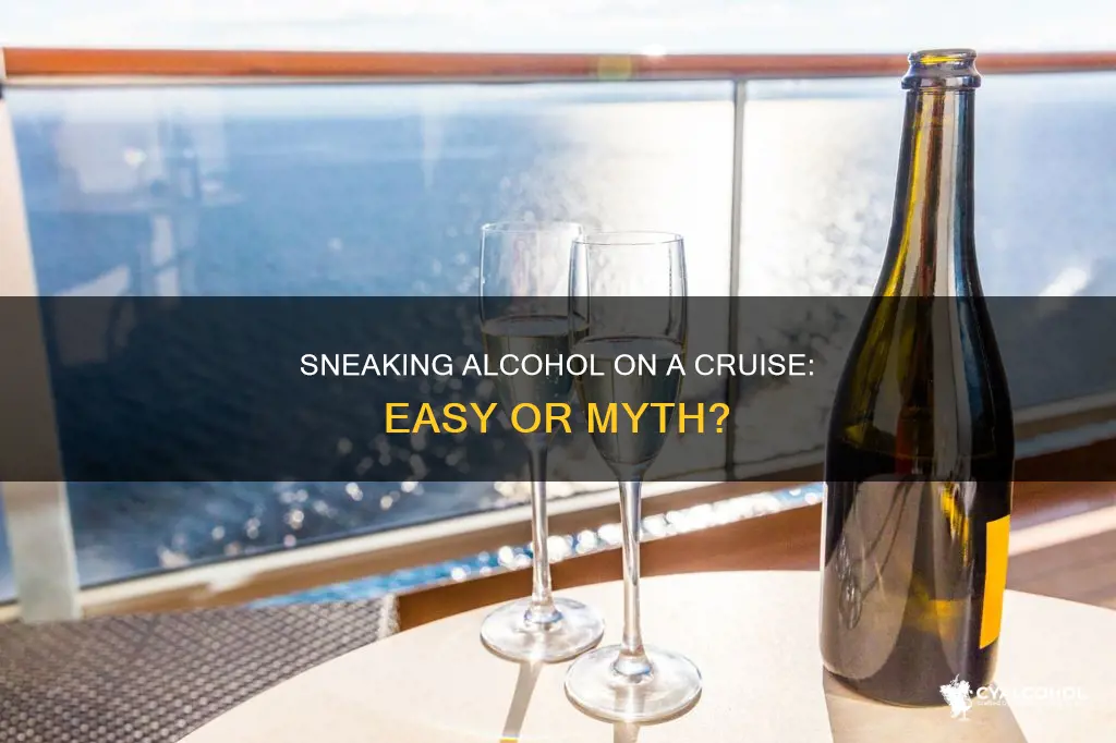 how easy is it to sneak alcohol on a cruise