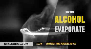Alcohol Evaporation Speed: Uncovering How Fast Alcohol Disappears
