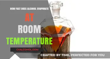 Alcohol Evaporation Rate: How Quickly Does It Disappear at Room Temp?