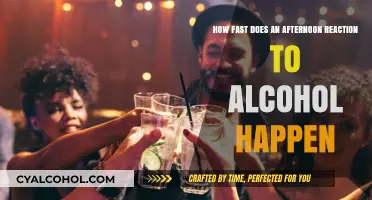 Alcohol's Speedy Effects: Afternoon Reaction Times