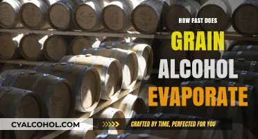 Grain Alcohol Evaporation Rate: How Quickly Does It Disappear?