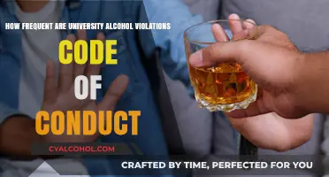 Alcohol Violations: University Code of Conduct
