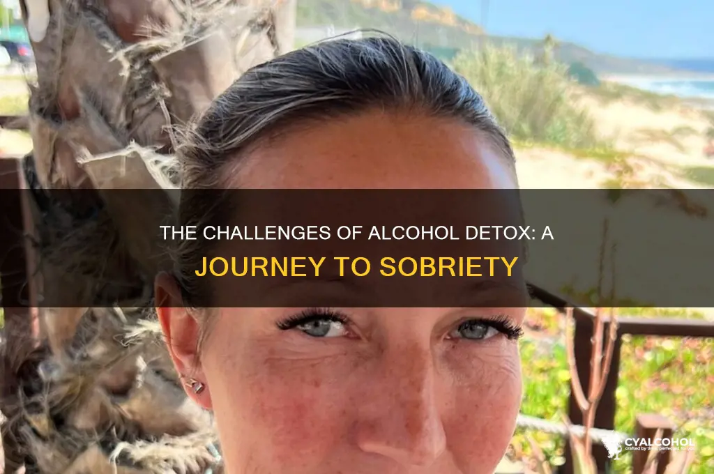 how hard is it to detox from alcohol