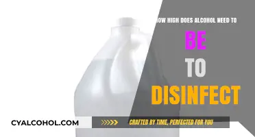 Alcohol Disinfection: How High a Proof Works?
