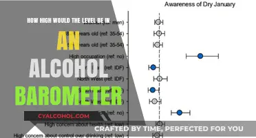 Alcohol Barometer: How High Does It Go?