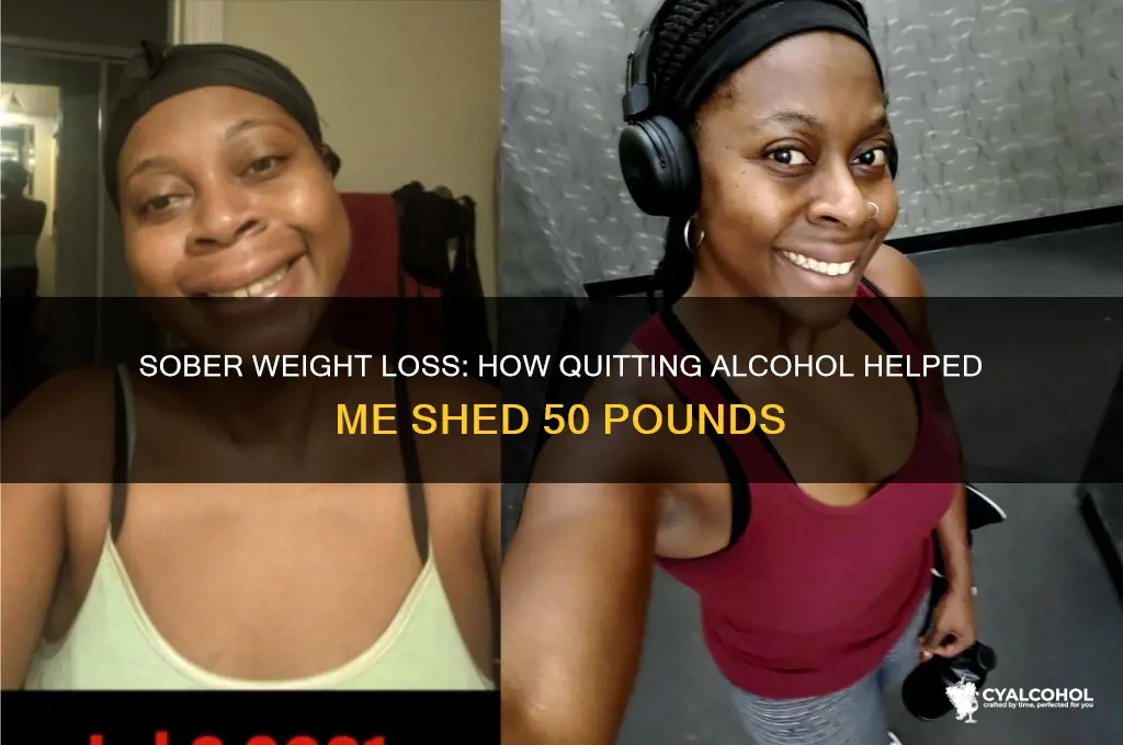 how i lost 50 pounds cutting out alcohol