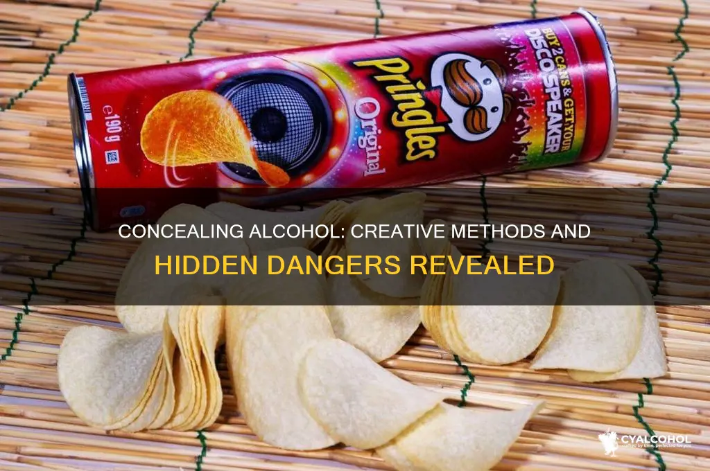 how is alcohol hidden