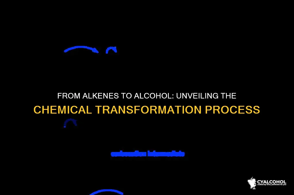 how is alcohol made from alkenes