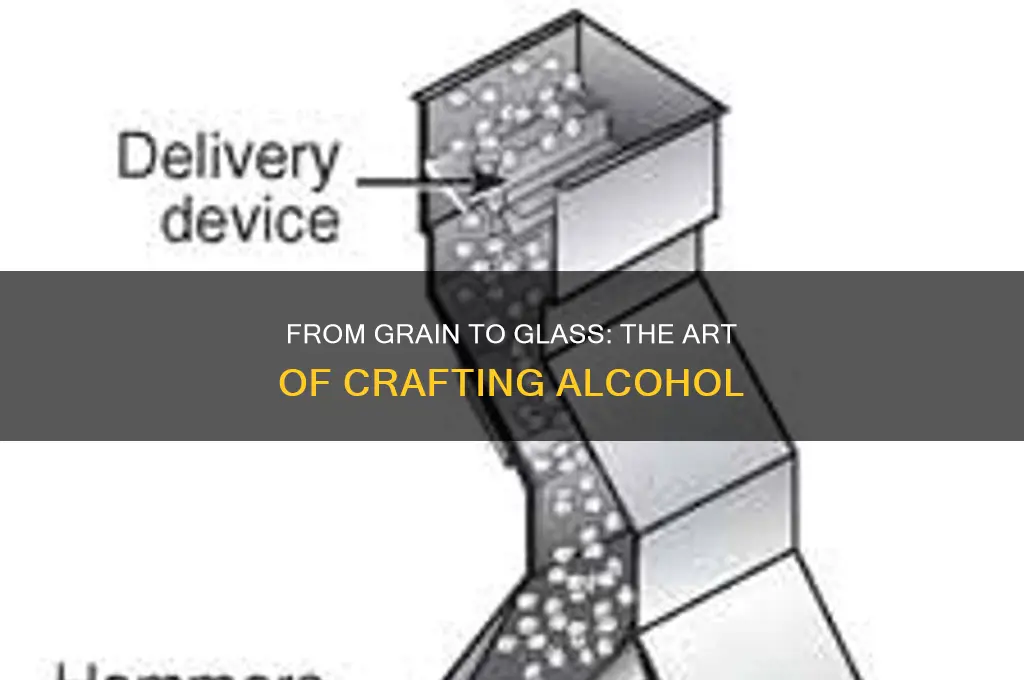how is alcohol made from grain