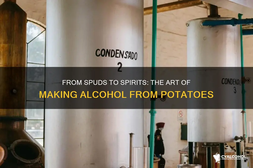 how is alcohol made from potatoes